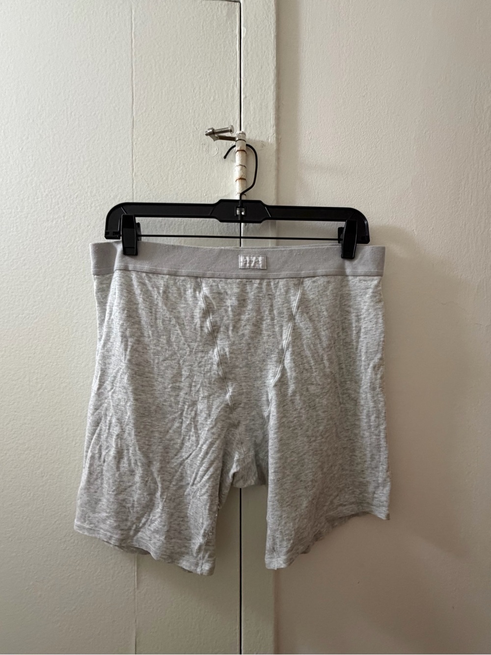 Skims Boyfriend Boxer in Light Heather Gray XL